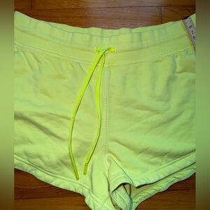 Lululemon Inner Glow 3” Neon Garment Dye Solid Shorts